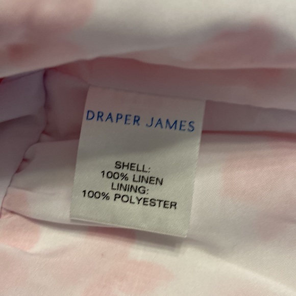 Beautiful Draper James 100% Lien Dress it’s size 10 color white - Picture 8 of 16